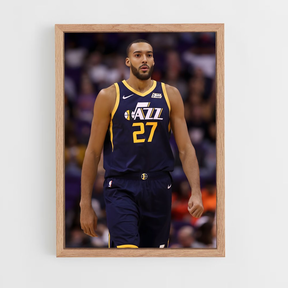 Poster Rudy gobert – affiche Basketball (vue 4)
